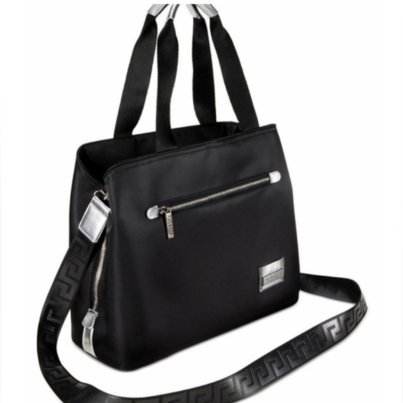 Versace Zip Tote Shopper Shoulder Crossbody Bag - Picture 7 of 8
